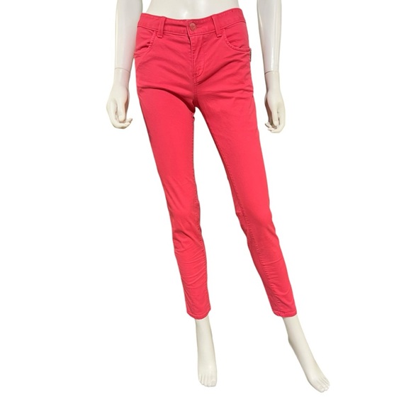AlX Armani Exchange Skinny Wash Red Pants, 26 - Picture 4 of 10